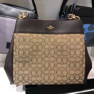 NWT COACH Lexy Jacquard shoulder bag